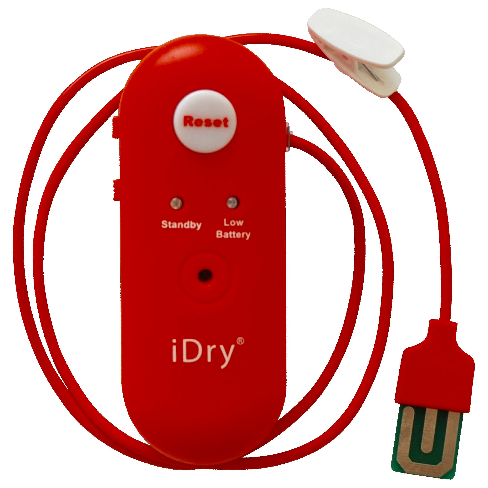 iDry Bed Wetting Alarm -Loudest +two mats+underpants sensor + DVD bedwetting
